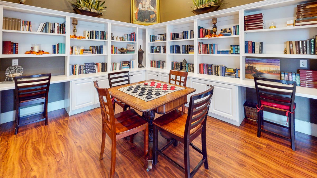 Library and piano