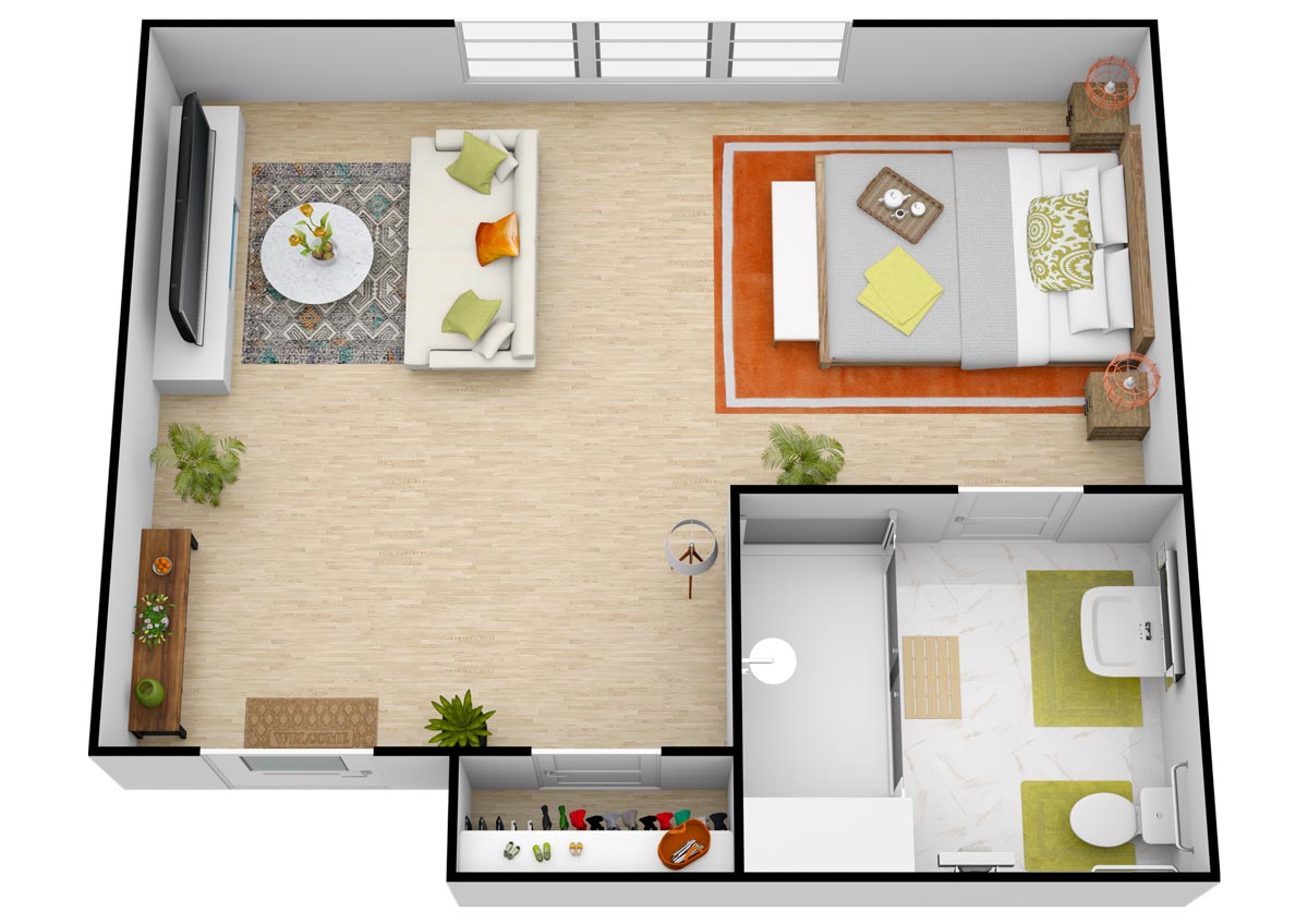Studio floor plan